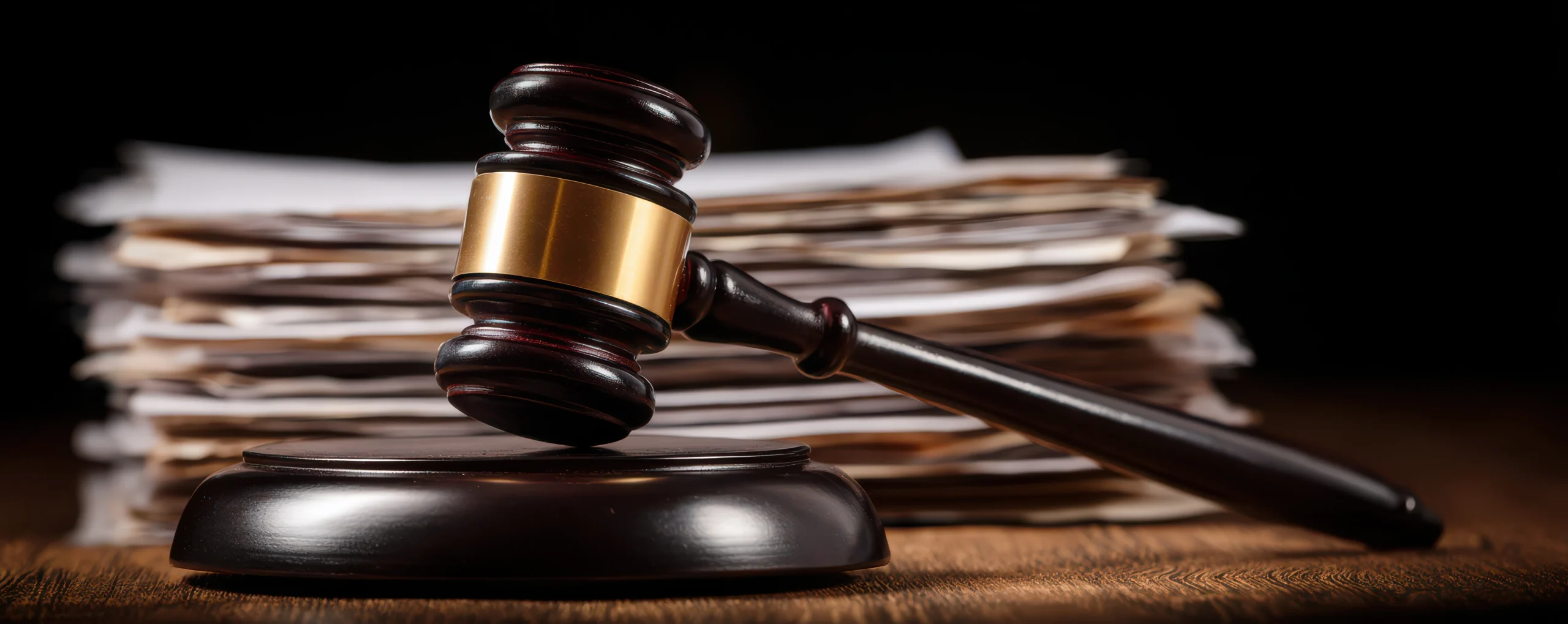 Adwokat analizujący akta sprawy karnej podczas przygotowania strategii obrony